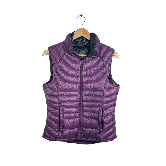 Bernardo Women’s Goose Down Packable Puffer Vest in Purple Size S - Picture 5 of 6